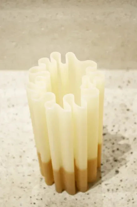 vase 3d diplo beige vu du dessus