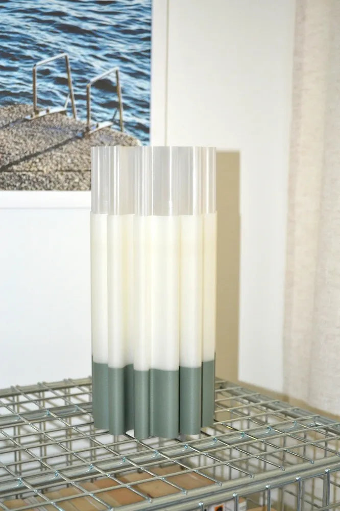 vase organique 3d couleur verte