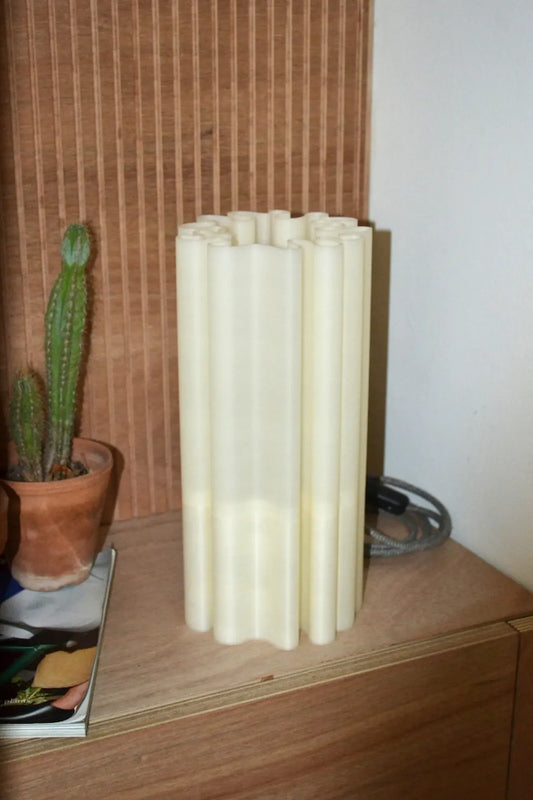 lampe organique blanche 3d