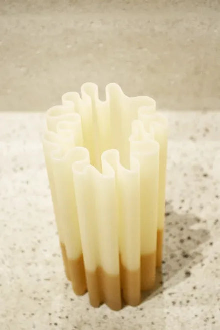 vase 3d diplo beige vu du dessus