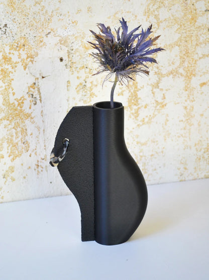 vase noir en ardoise impression 3d